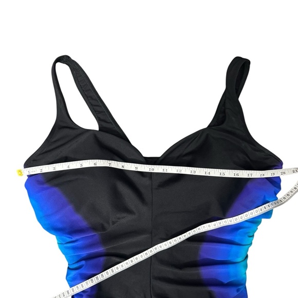 MiracleSuit Temptress  Ombré Tummy Control One-Piece Swimsuit Size 12 - Picture 4 of 6